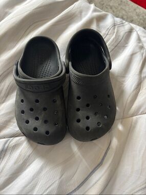 CROCS Kids Black Classic Clog Sandals